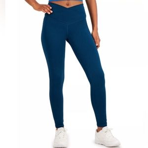 Jenni On Repeat leggings High Rise Crossover Wide waistband XL Legion bl…